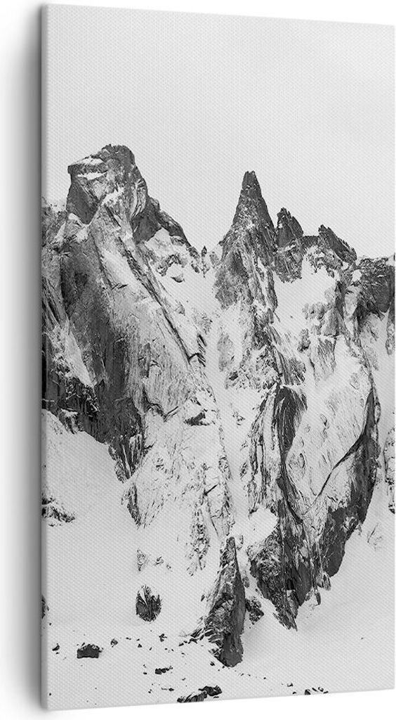Bild auf Leinwand - Leinwandbild - Einteilig - Alpen Schnee Produktbild 
