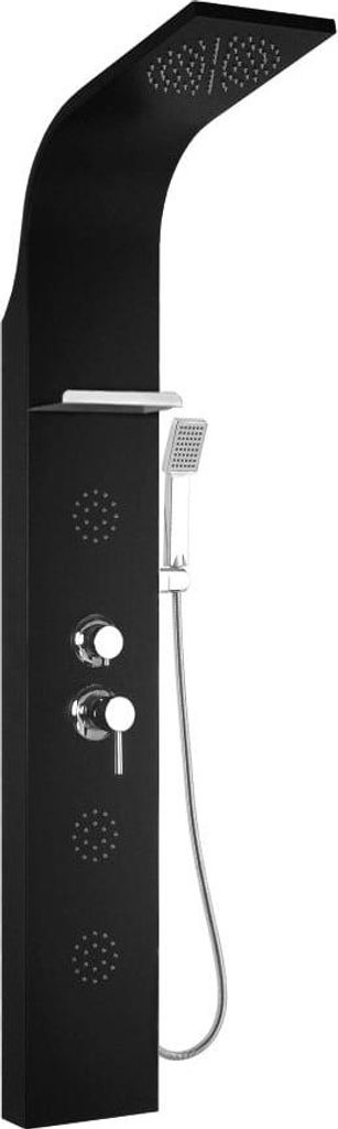 Mexen Borg Duschpaneel, schwarz - 7615-03-70