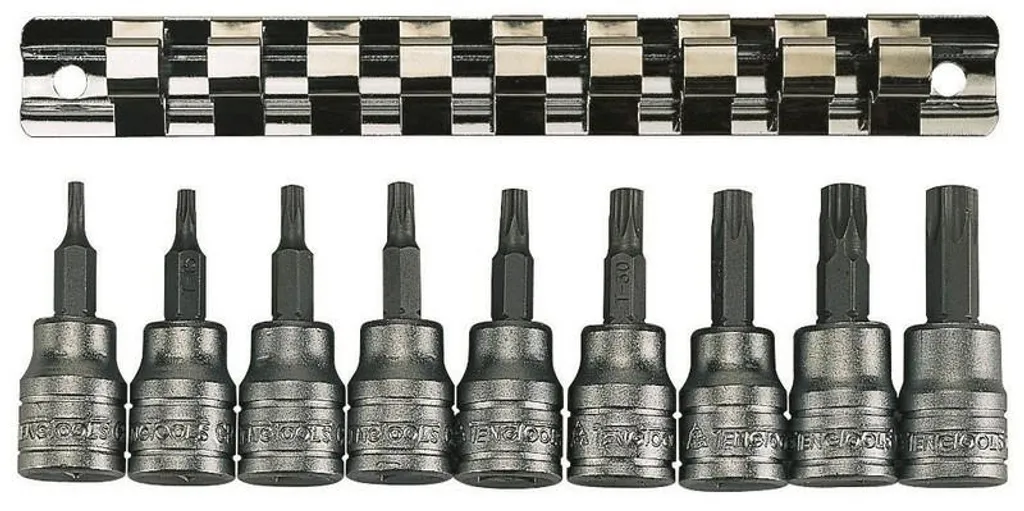 Jeu de douilles TX 3/8 Tengtools M3813TX 9 pièces - Coffret 102180106