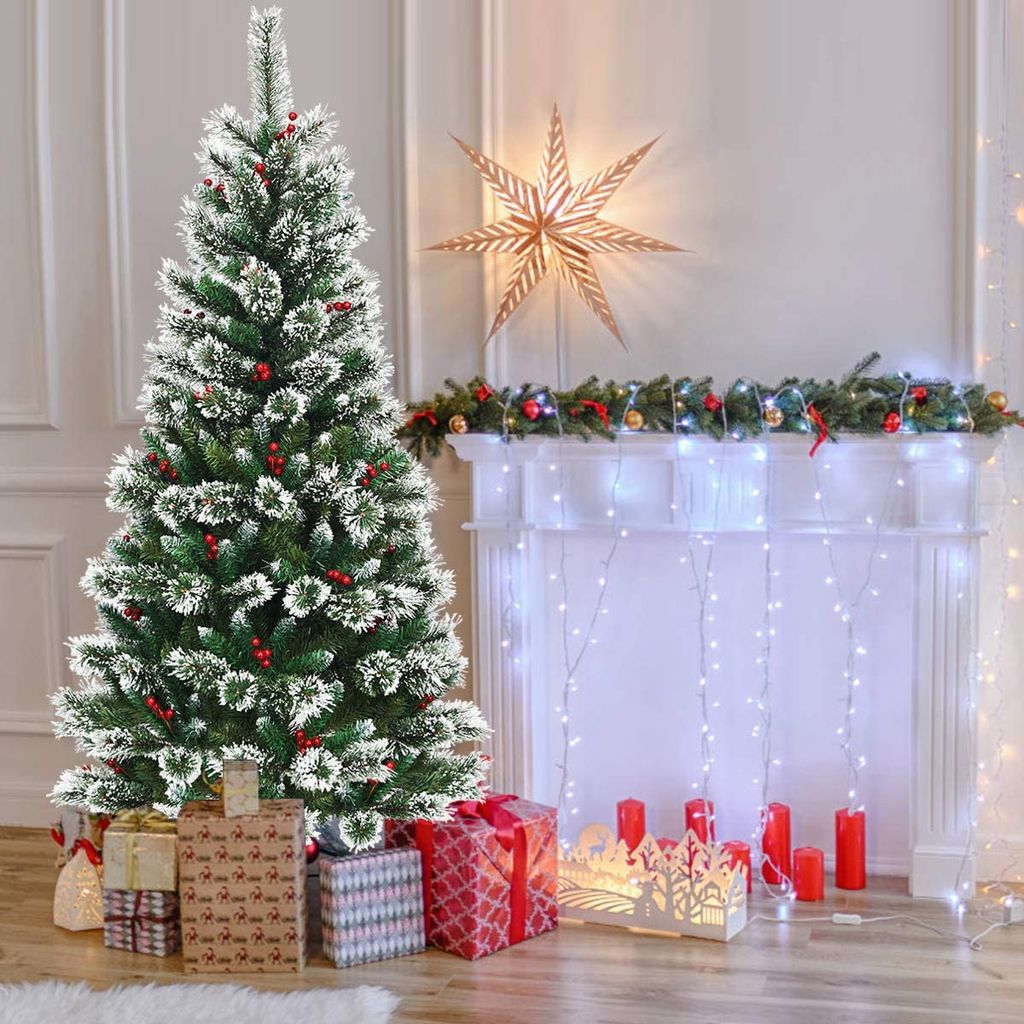 künstlicher Weihnachtsbaum schneebedeckt, Kaufland.de