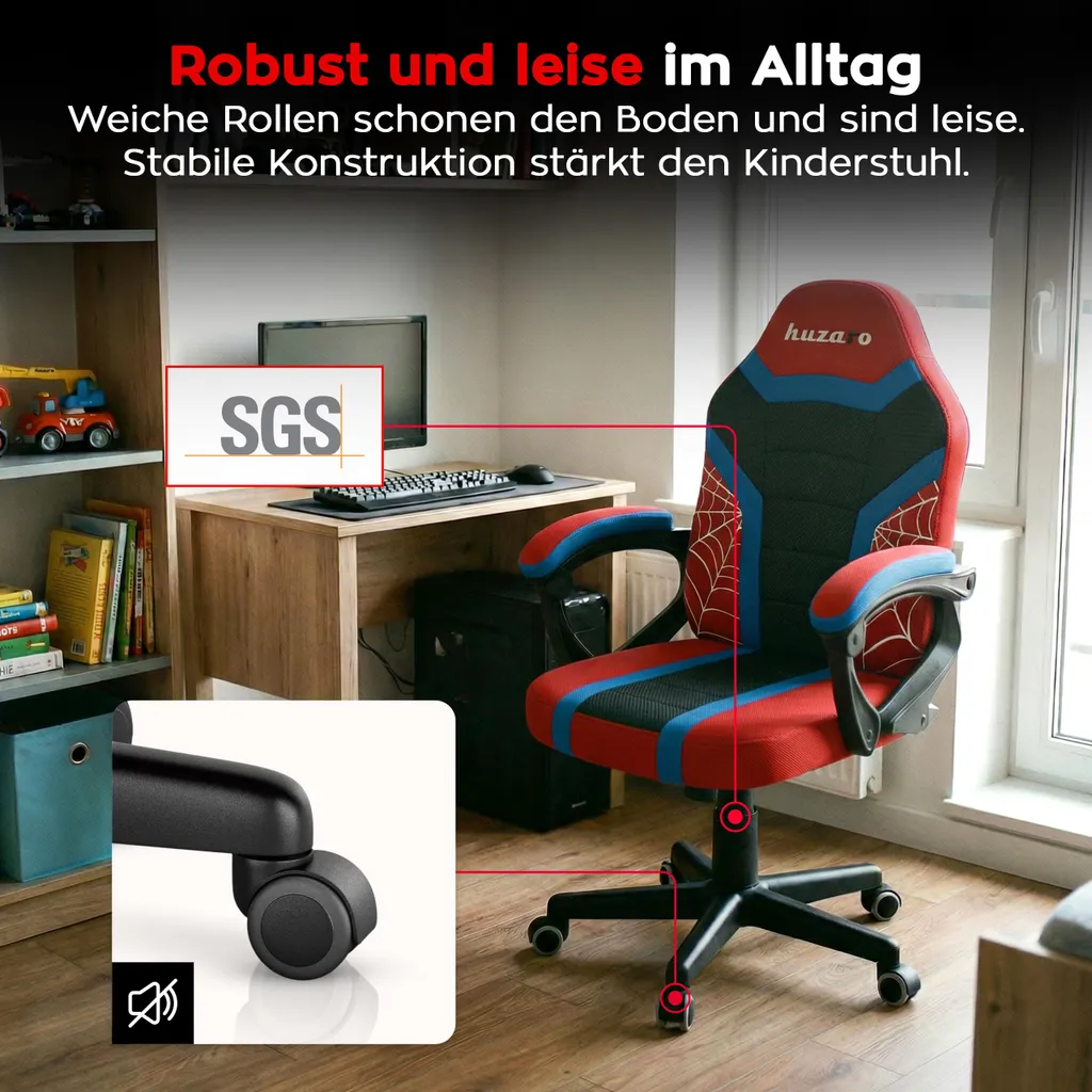 Sedia Ergonomica Bambini Huzaro Ranger 1.0 | Ufficio e Gaming Spider - 6