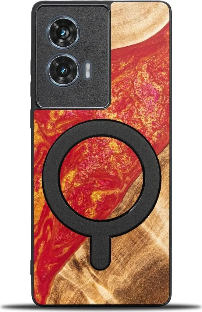 Cover Motorola Edge 50 Fusion MagSafe Bewood Neon Paris Shockproof