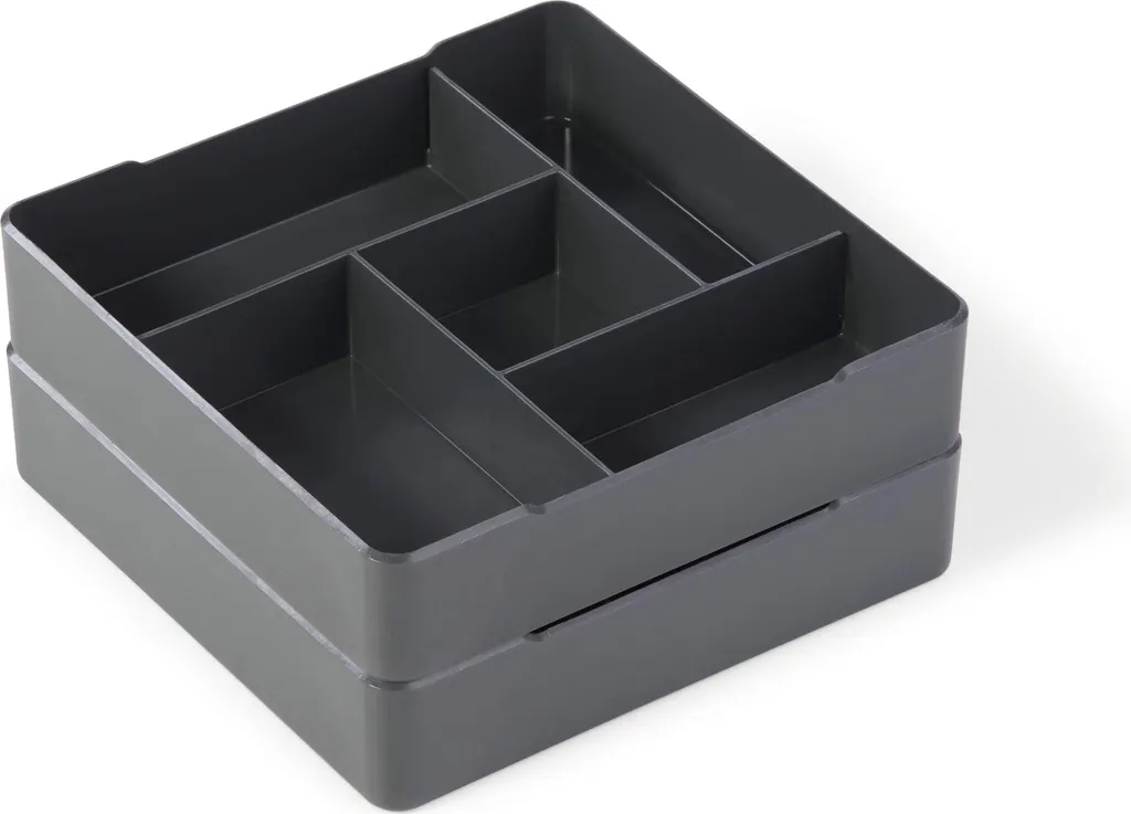 Plateau distributeur 5 compartiments plastique alimentaire