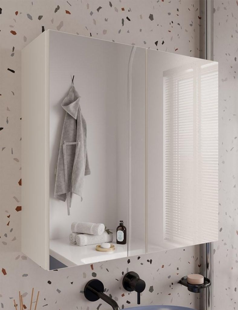 Salle de bain Armoire suspendue avec miroir au-dessus du Image du produit 