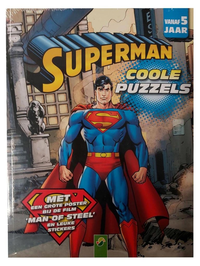 Mondikaarten Superman Rätselbuch Labyrinthe und Sticker für Kinder