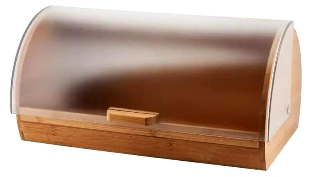 Brotkästen mit Deckel, Brotaufbewahrungsbox, Holz, 39cm x 28cm x 18.5cm
