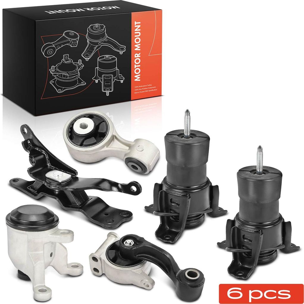 Frankberg 3x Motorlager+1x Getriebelagerlager+2x Drehmomentstützlager Vorne und Hinten für Nissan Altima L32 3.5L 2006-2013