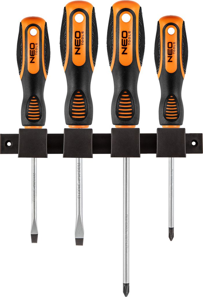 NEO TOOLS Schraubendreher Set Satz 4 tlg; aus CrV-Stahl; Produktbild 