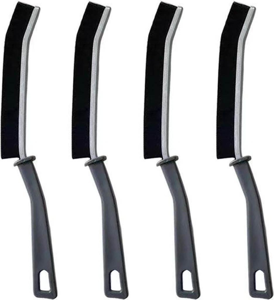 4 Stück Spaltreinigungsbürste, Fugen Clean, Steckdosenbürste, Fugenreiniger, ideal für Bad, Küche & Haushalt