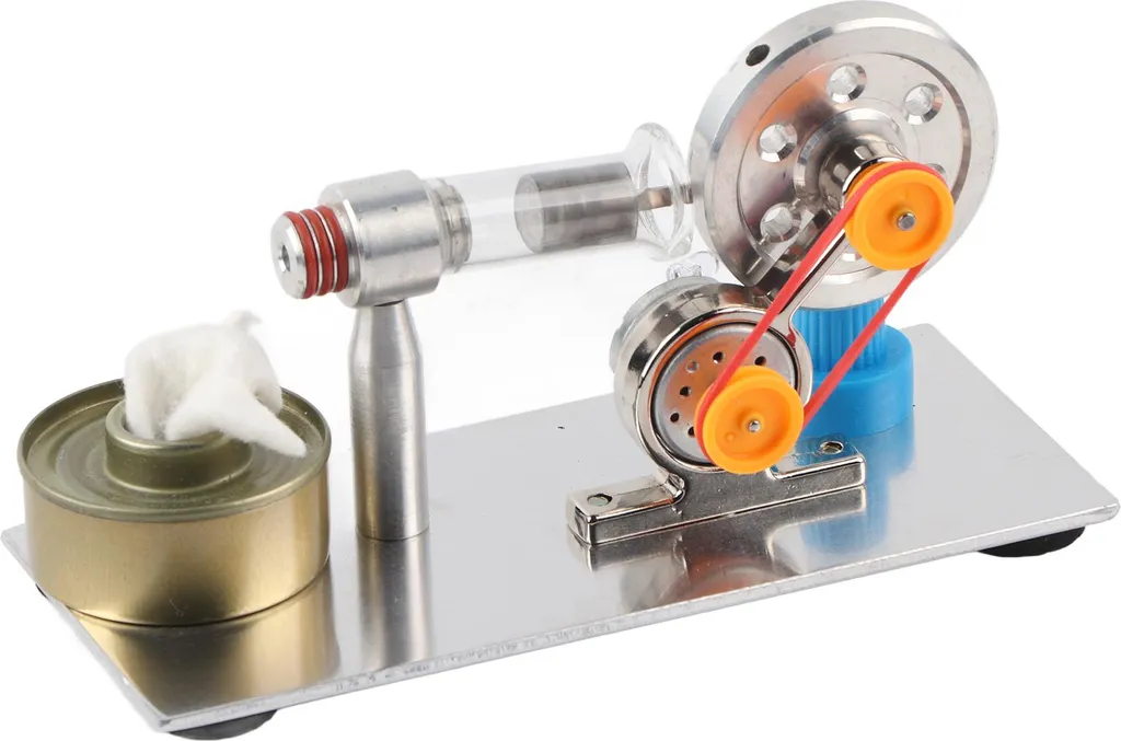 Moteur Stirling haute précision en métal pour étude et cadeaux enfants