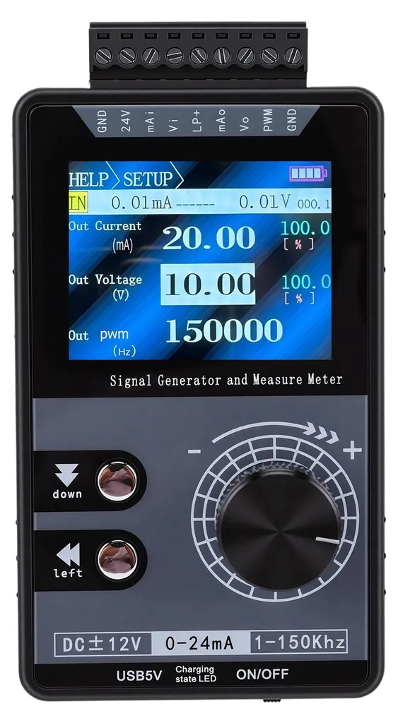 Simulateur 4-20mA et PWM : solution pour dépannage API et test LED