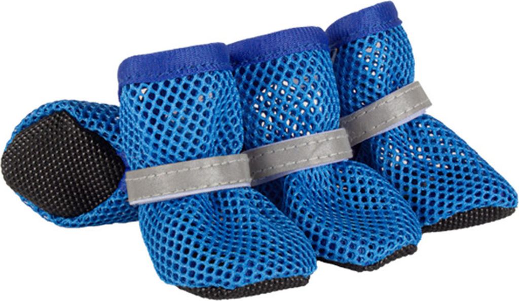 4-teilige Hundeschuhe, atmungsaktive Haustierschuhe, Outdoor-Hundestiefeletten für den Sommer, heiße Pflaster, Hundepfotenschutz zum Spazierengeh...