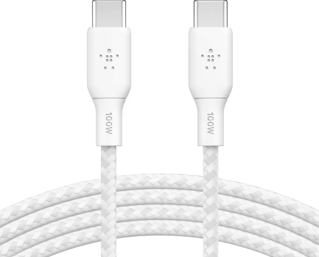 Cavo Belkin USB-C Bianco 2m | Libertà di Ricarica per il tuo Ufficio