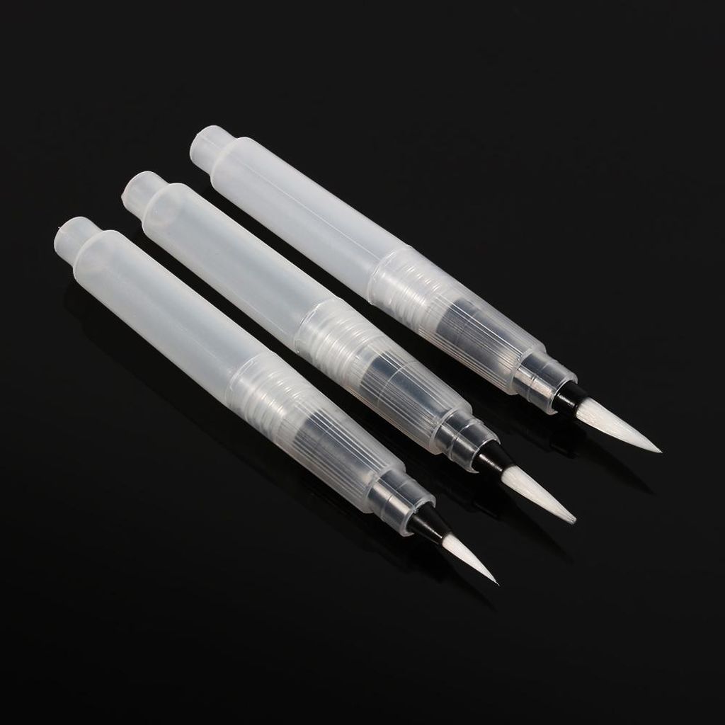 3-teiliger Wassertinten-Pinselstift für Aquarell-Kalligraphie-Malwerkzeug-Set
