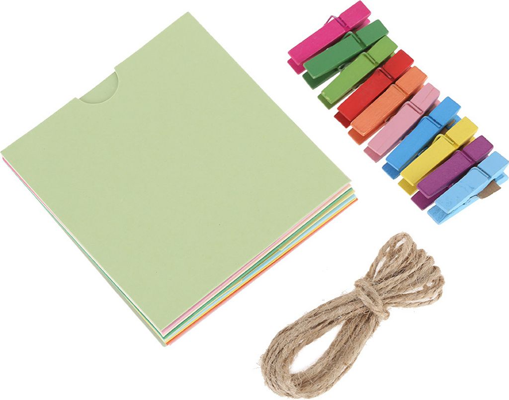 3 '' Foto Bild Wandbehang Rahmen Clip Clamp String Seil 3 in 1 Kompatibel mit Fujifilm Instax Mini8 Kamera Zubehoer