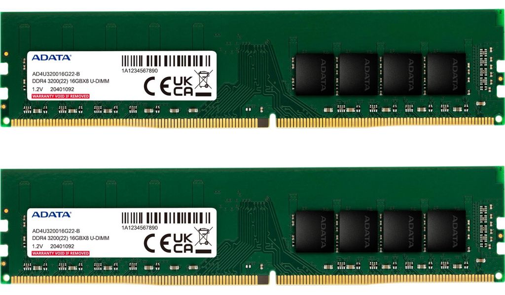 DIMM 32 GB DDR4-3200 (2x 16 GB) Dual-Kit (grün, Produktbild 