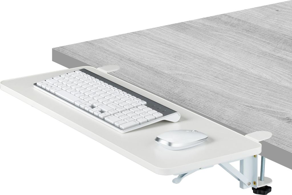 Prolunga per scrivania Relaxdays, 65 x 24 cm, pieghevole, Immagine del prodotto 