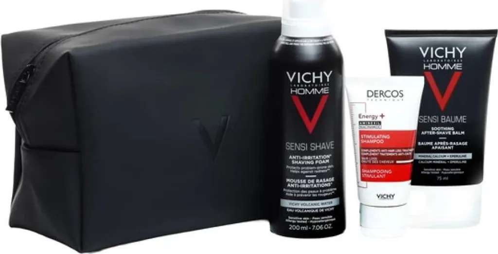Set de Rasage pour Homme Coffret Cadeau Complet avec Soins Apaisants 400ml