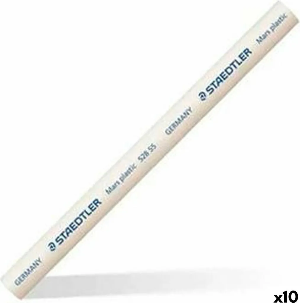 Staedtler Mars 528 55 Lot de 10 Gommes de Rechange Mars Plastic Blanches