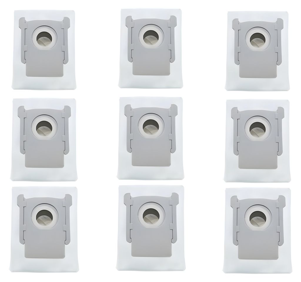 9x Staubsaugerbeutel geeignet für iRobot Roomba i3+ i6+ i7+ s9+ j9+ j7+ Einweg-Roboter-Staubsaugerbeutel