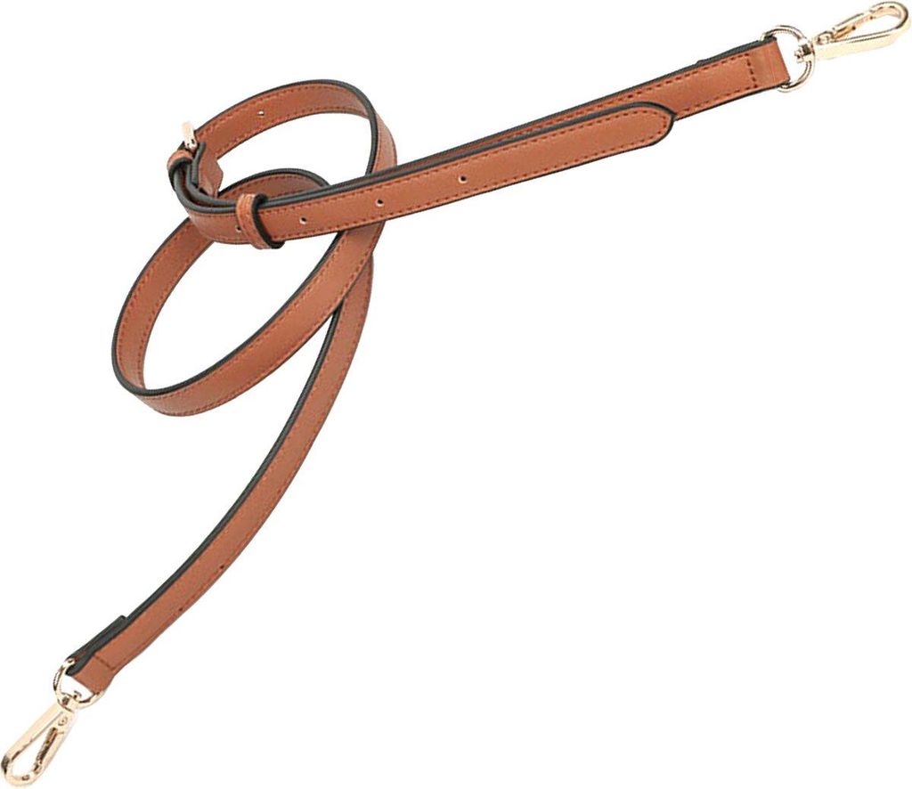 Somstyle Verstellbarer Schulterriemen für Tasche - Größe M - Taschenriemen - Kunstleder - Schultergurt - Braun
