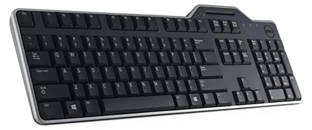 Clavier Dell KB813 Smartcard Reader filaire USB noir haute sécurité