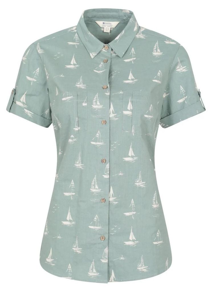 Mountain Warehouse - "Coconut" Hemd für Damen, kurzärmlig MW5273 (44 DE) (Khakigrün)