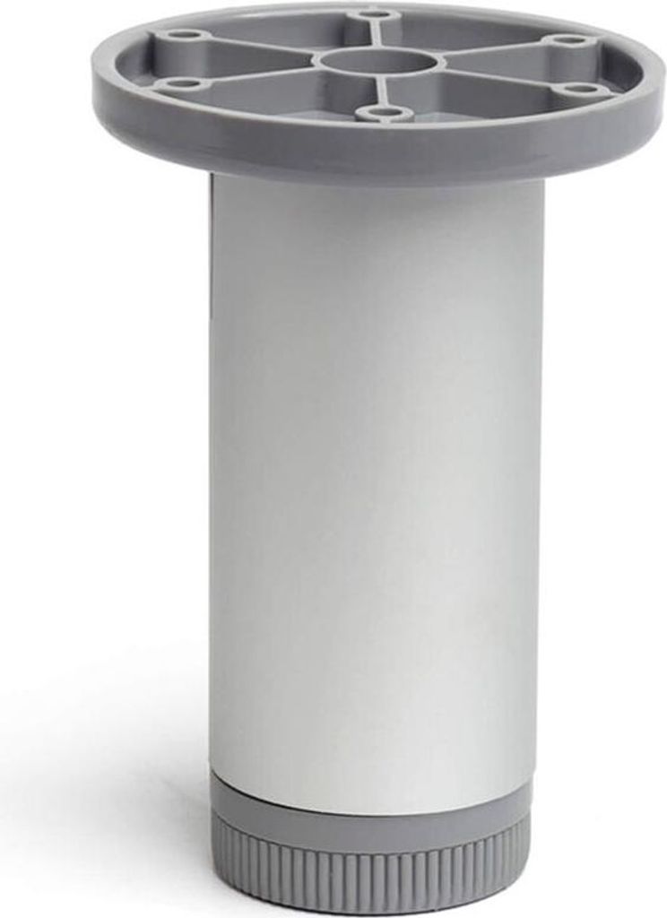 Füße Rei 405 Mattierend Zylindrisch Silberfarben Aluminium Moderne (Ø 3,9 x 10 cm)