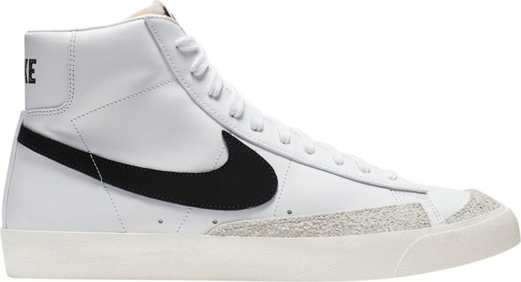 Nike Blazer Mid 77 VNTG Vintage - Herren Schuhe Leder Weiß Produktbild 