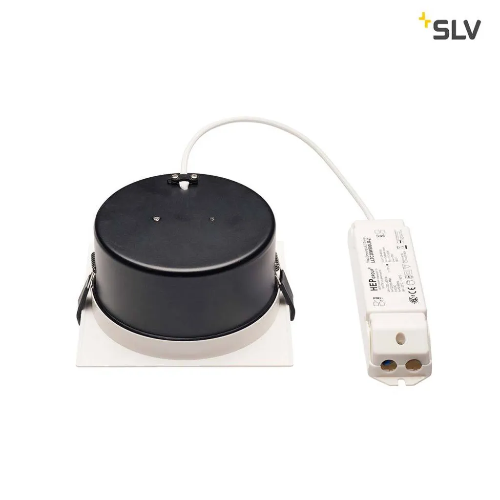 Spot LED Encastrable Carré Dimmable Blanc 3000K 13,5 cm Plafonnier - 6