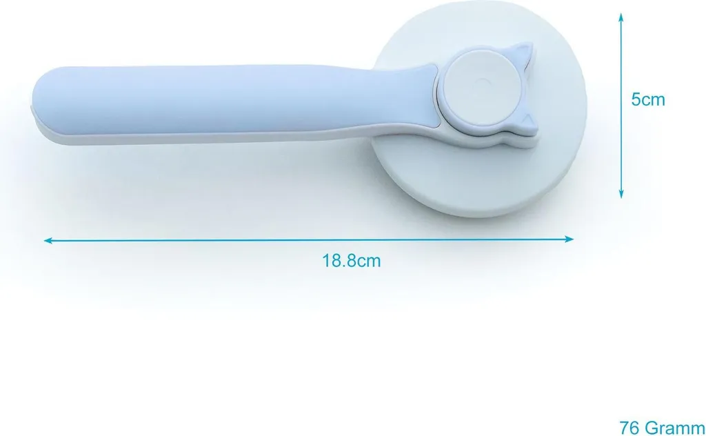 Intirilife Pet Brush | Spazzola Design Autopulente Blu-Bianco