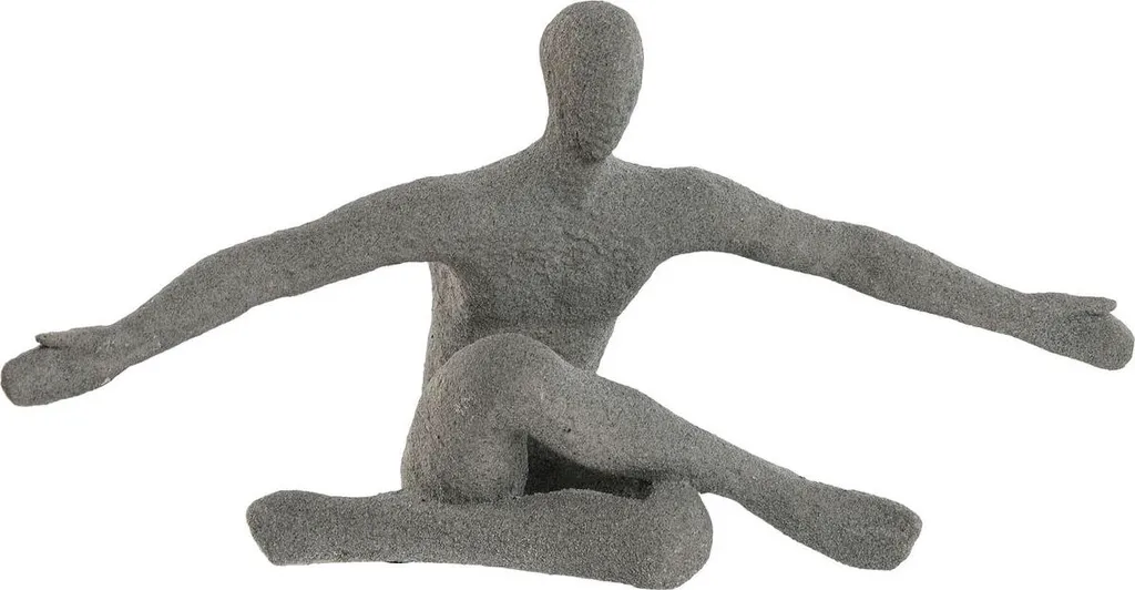 Grande Statue Décorative Grise 57 cm - Sculpture Home ESPRIT Design
