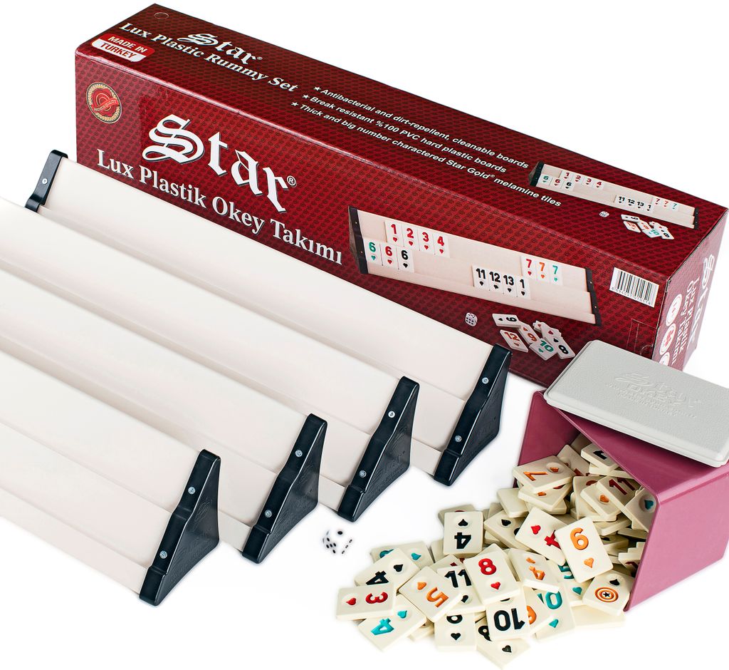 Lux Rummy Set VIP Okey 106 melamínové kamene vysokej Obrázok produktu 2