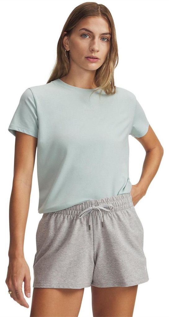Under Armour - "Rival Core" T-Shirt für Damen, Übergroß, kurzärmlig GT19172 (38 DE) (Blau/Weiß)