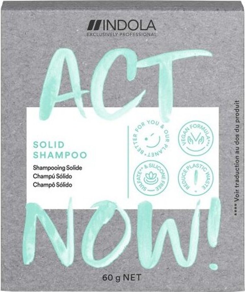 Indola 4045787765786, 60 g, Festes Shampoo, Unisex, Alle Haare, Alle Farben, Box