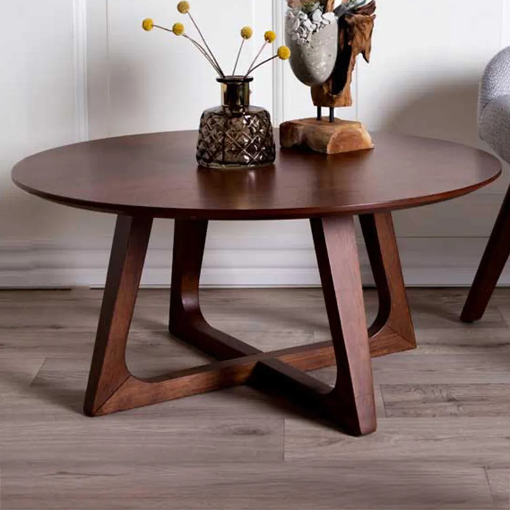Table Basse Hellerup - Table de Salon Design Scandinave en Bois Clair - 6