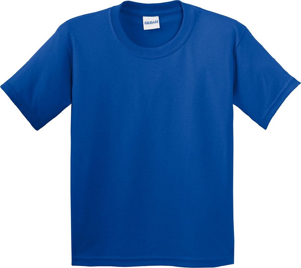 Gildan Kinder T-Shirt mit Rundhalsausschnitt, kurzärmlig BC485 (S) (Königsblau)