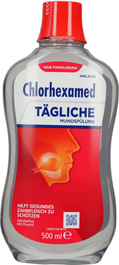 CHLORHEXAMED tägliche Mundspülung 0,06% 500ml PZN 16393823
