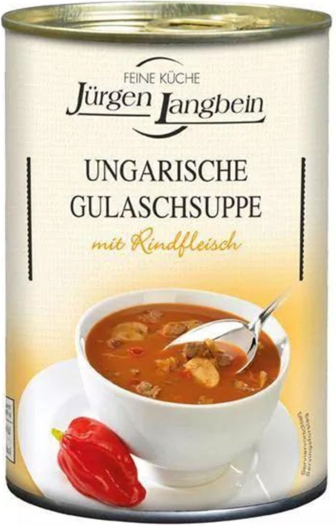 Jürgen Langbein Ungarische Gulaschsuppe, 400ml Produktbild 