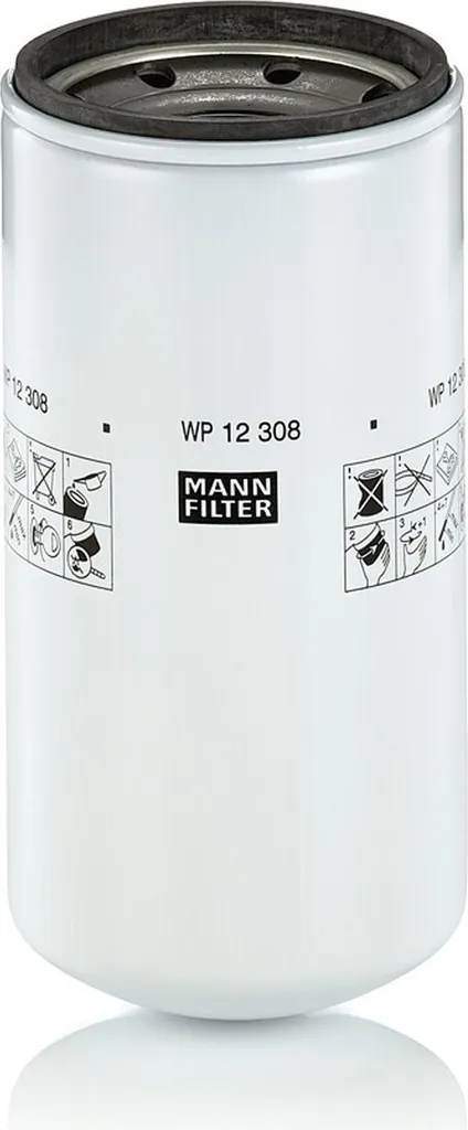 Filtre à huile tracteur AGCO DT Series MANN-FILTER WP 12 308