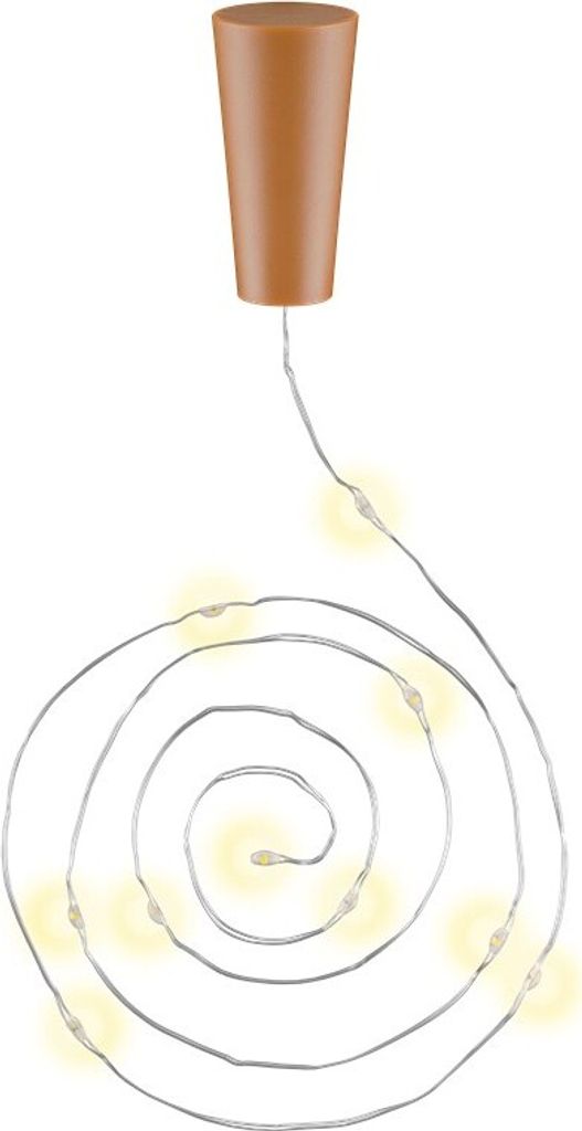 Goobay 3 x 10er LED Flaschen-Lichterkette, inkl. Timer - Produktbild 