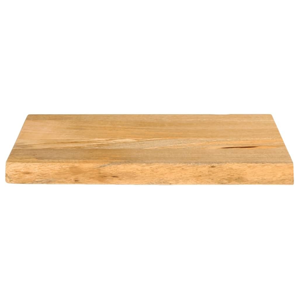 Cloris Designermöbel Tischplatte mit Baumkante 60x30x2,5cm Massivholz Mango - Tischplatten 2026Neu654579 - Tischplatten