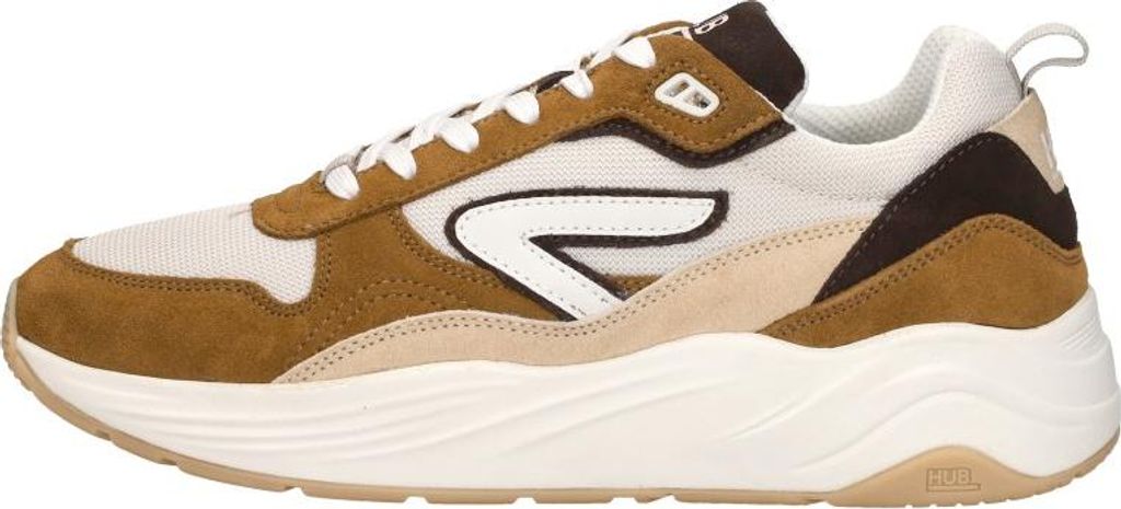 HUB Glide  Sneakers Laag - Cognac - Maat 43 Produktbild 