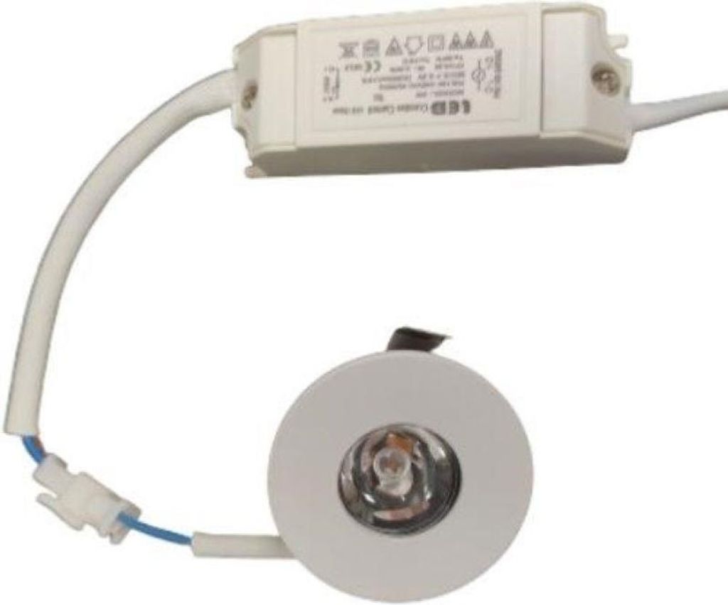 Mini Spot LED Encastrable 3W 24° Rond - Blanc Neutre 4000K - 5500K