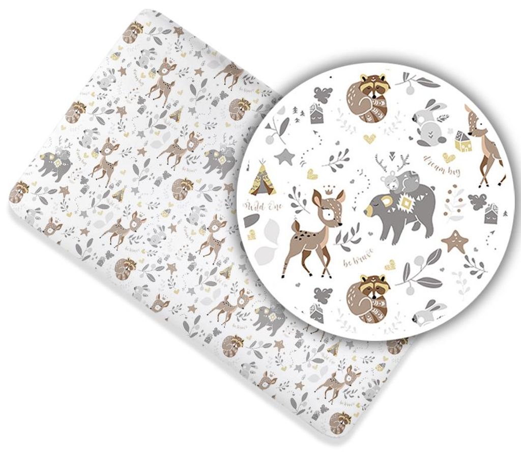 Lenzuolo con Angoli per Lettino 70 × 140 cm – 100% Cotone, Immagine del prodotto 