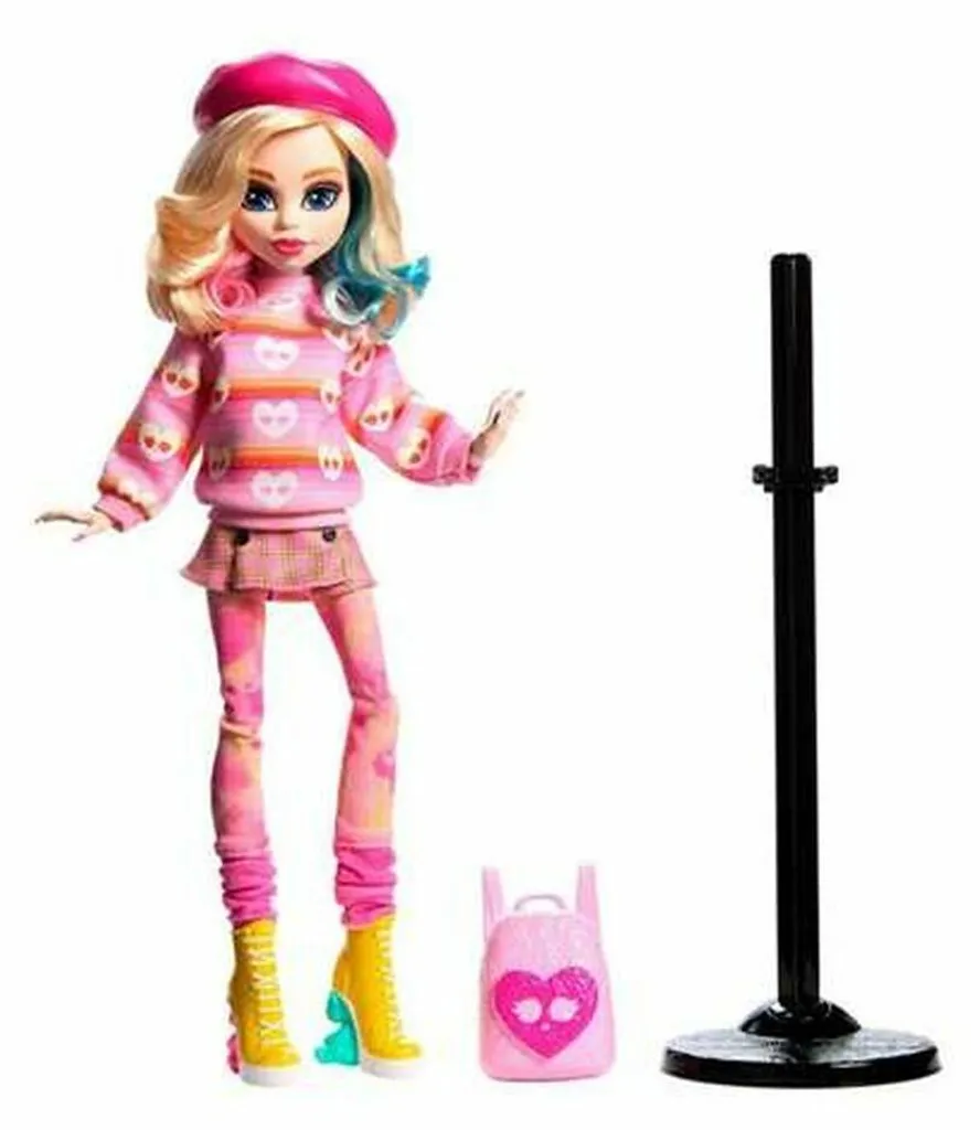 Poupée Monster High Enid Sinclair avec Accessoires et Tenue de Louve