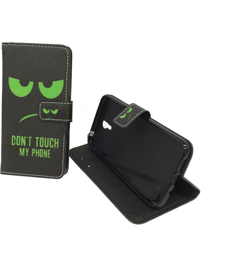 Handyhülle Tasche für Handy Lenovo ZUK Z1 Dont Touch My Phone Grün