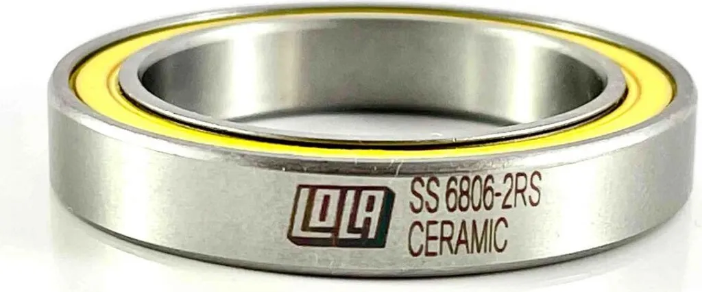 Pédalier Lola Inox Ceramic 6806 Argent One Size pour Vélo de Route