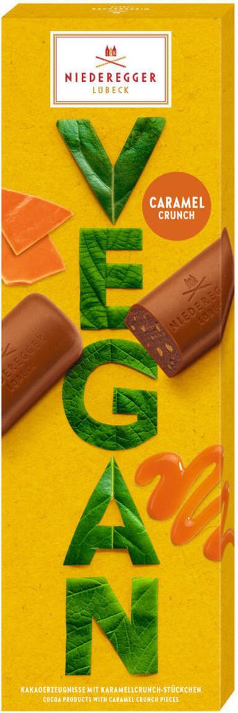 Niederegger Vegan Caramel Crunch čokoláda s kúskami Obrázok produktu