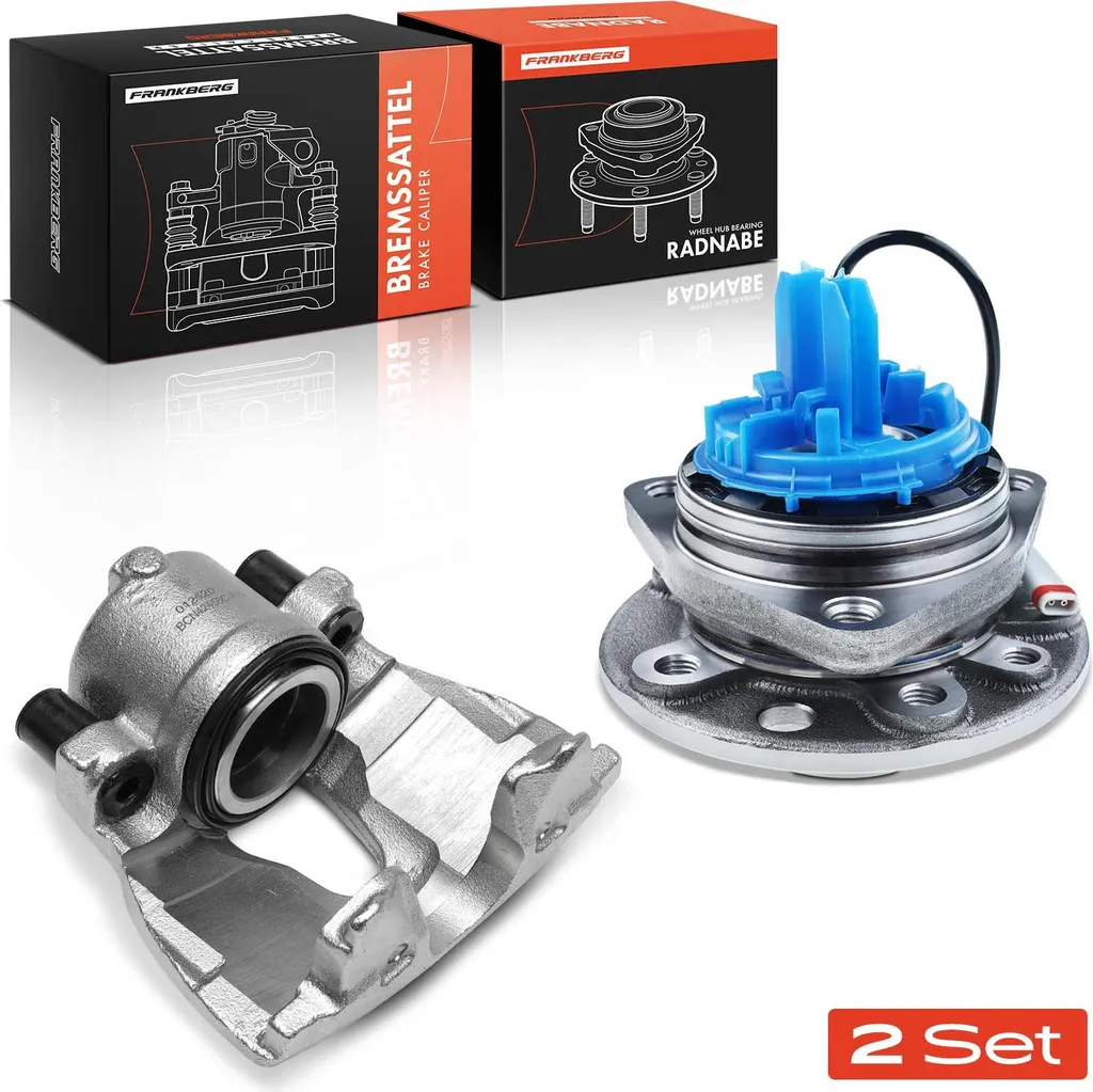 Kit Freinage Avant : Étrier et Moyeu de Roue pour Opel Astra H et Zafira B